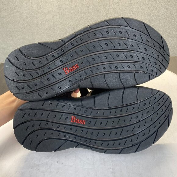 Bass 9M‎ Brown Leather,2551-972 Fisherman Sandals Summer Chunky 90s Y2K - Picture 6 of 14